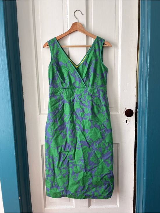 boden green midi dress Boden Cecily Belted Long Sleeve Cotton Corduroy Midi Dress in Woodland Green at Nordstrom, Size 2 main image 0